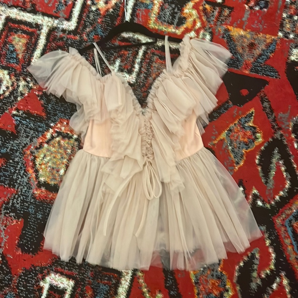 Pink Tulle Top